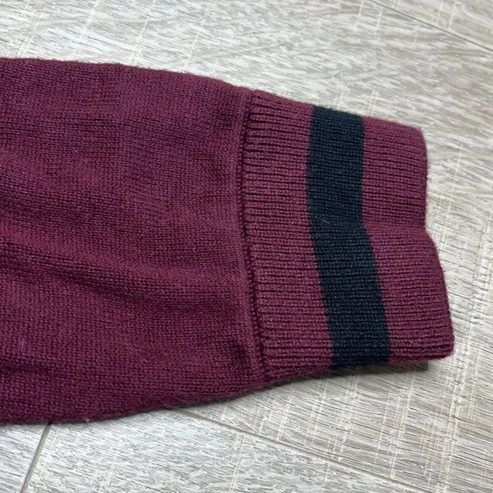 MICHAEL KORS Women's Burgundy Pullover Hoodie Sweater Size Small